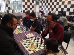 رقابت شطرنج بازان کارگر ابرکوه در خانه شطرنج این شهرستان
