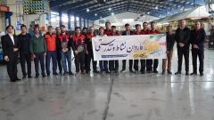 برگزاری کاروان نشاط و تندرستی جامعه کار و تولید به میزبانی شرکت پکیج ایساتیس یزد