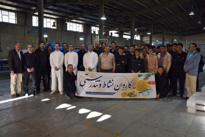 اجرای کاروان نشاط و تندرستی ویژه کارگران شرکت یزد لوله