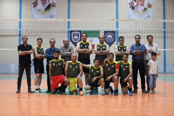 پایان هفتمین دوره از مسابقات والیبال داخلی سایت گندله سازی