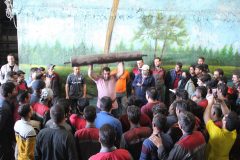 رقابت کارگران شرکت معدنی سورک ندوشن در المپیاد ورزش کارگری استان