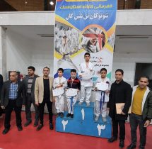 اولین دوره مسابقات کاراته قهرمانی استان سبک شوتو کان تن شین کان