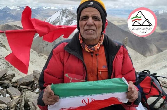 مهدی گلشن نیا چهاردهمین صعود برون مرزی خود را تجربه کرد