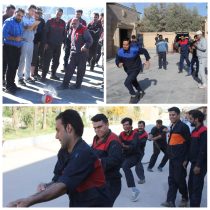 گزارش تصویری از برگزاری المپیاد ورزش کارگری در معدن سورک، کاشی خورشید و کاشی نوآوران میبد